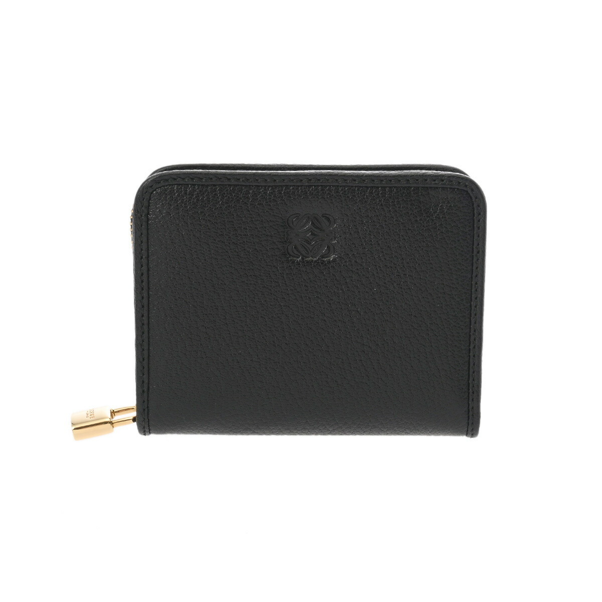 Loewe Amazona Leather Crocodile Black Wallet
